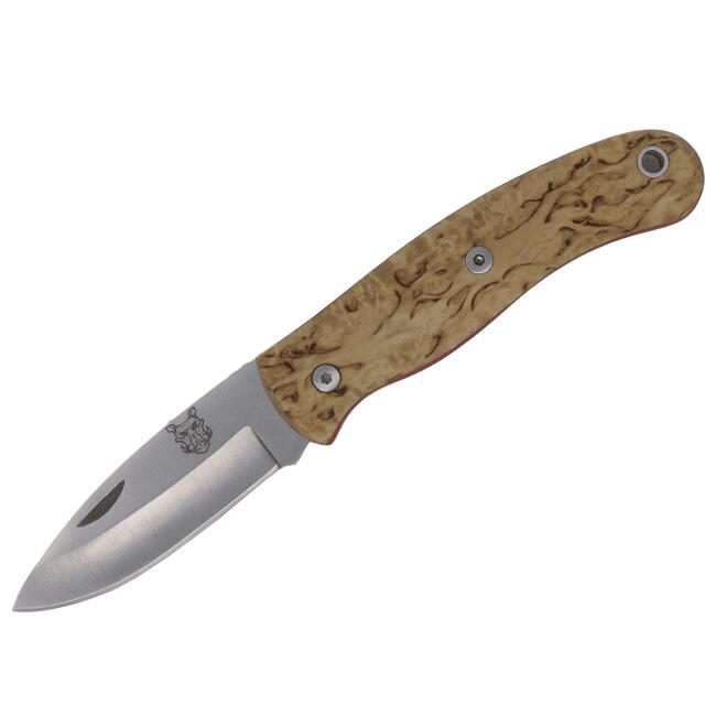 TBS Outdoor MK III TBS Boar Edc Non Locking Curly Birch Hollo Grind