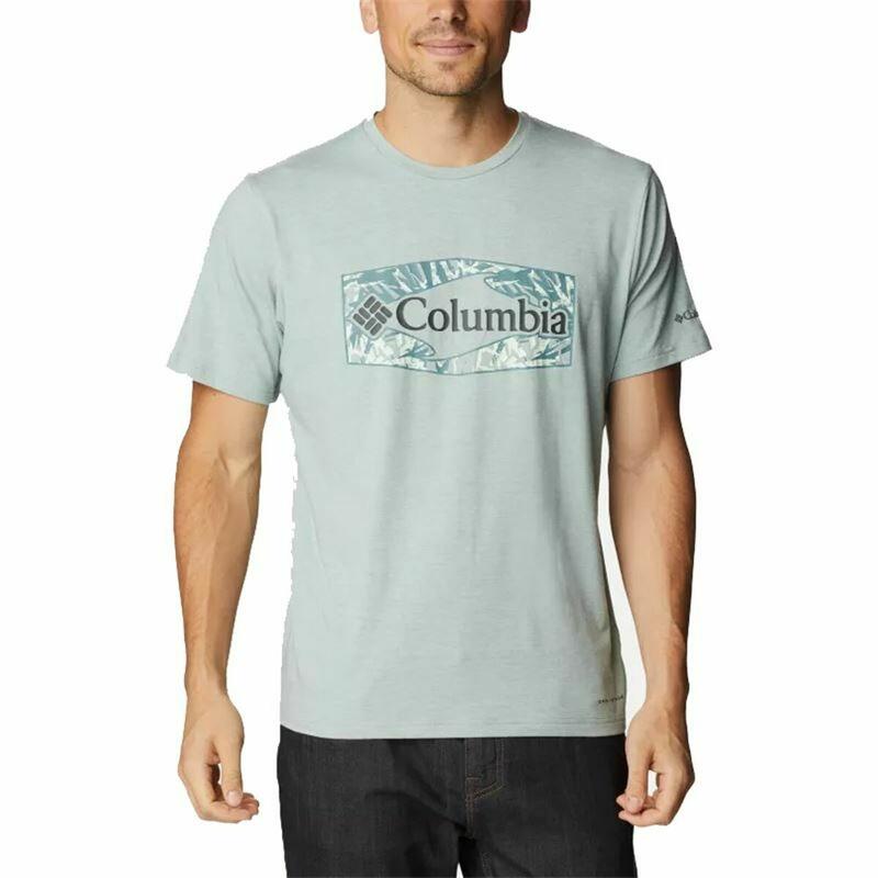 Camiseta Deportiva de Manga Corta Columbia Sun Trek™ Verde