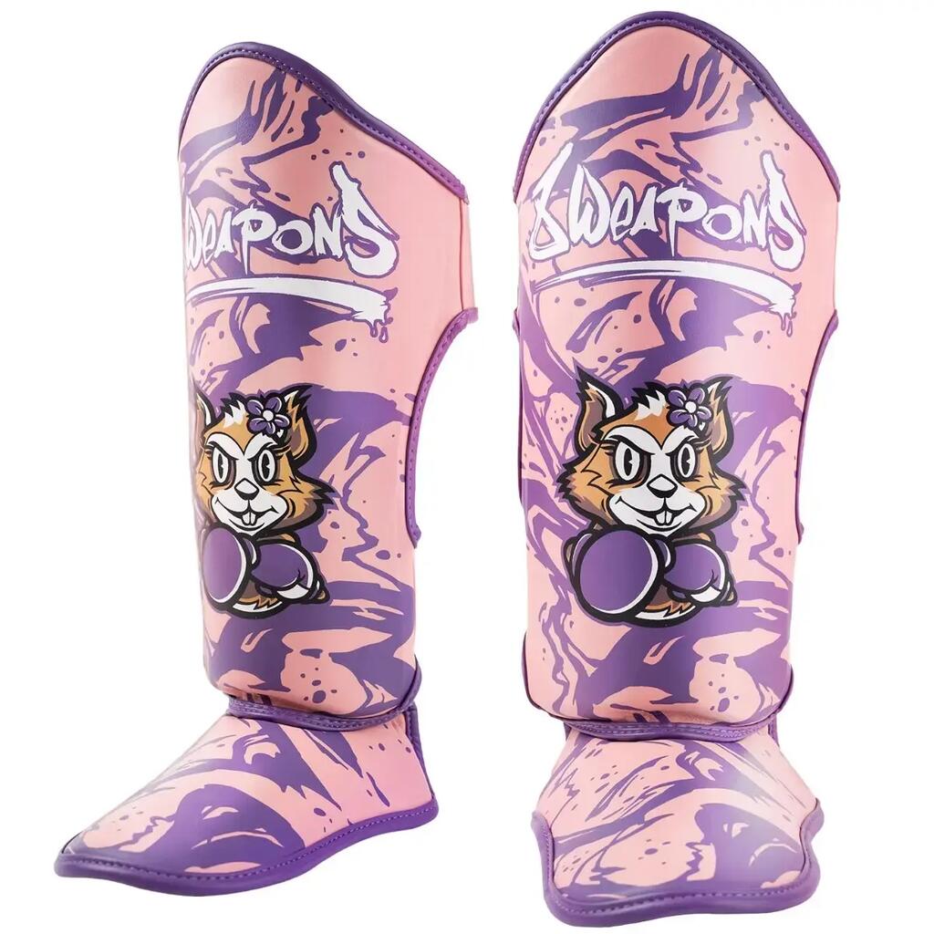 Kids Shin Guards 8 WEAPONS – Pink – S/M – Jenny