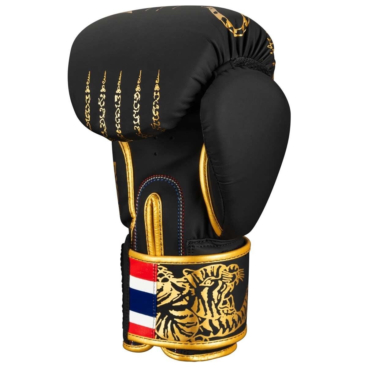 Phantom Muay Thai Boxing Gloves Black-Gold 16 oz 3/3