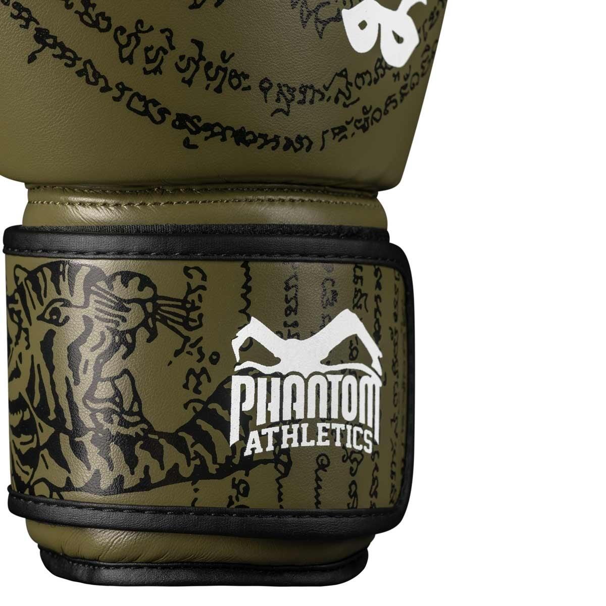 Phantom Muay Thai Boxing Gloves Khaki 12 oz 5/5