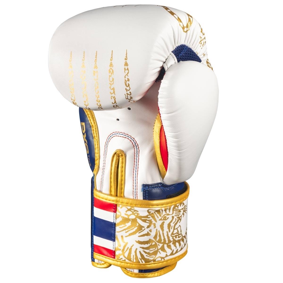 Phantom Boxhandschuhe Muay Thai Weiß-Gold 10 oz 3/7