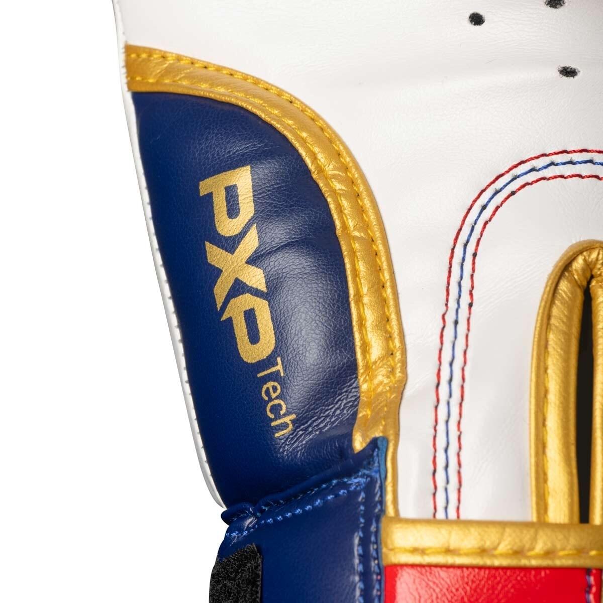Phantom Boxhandschuhe Muay Thai Weiß-Gold 10 oz 5/7