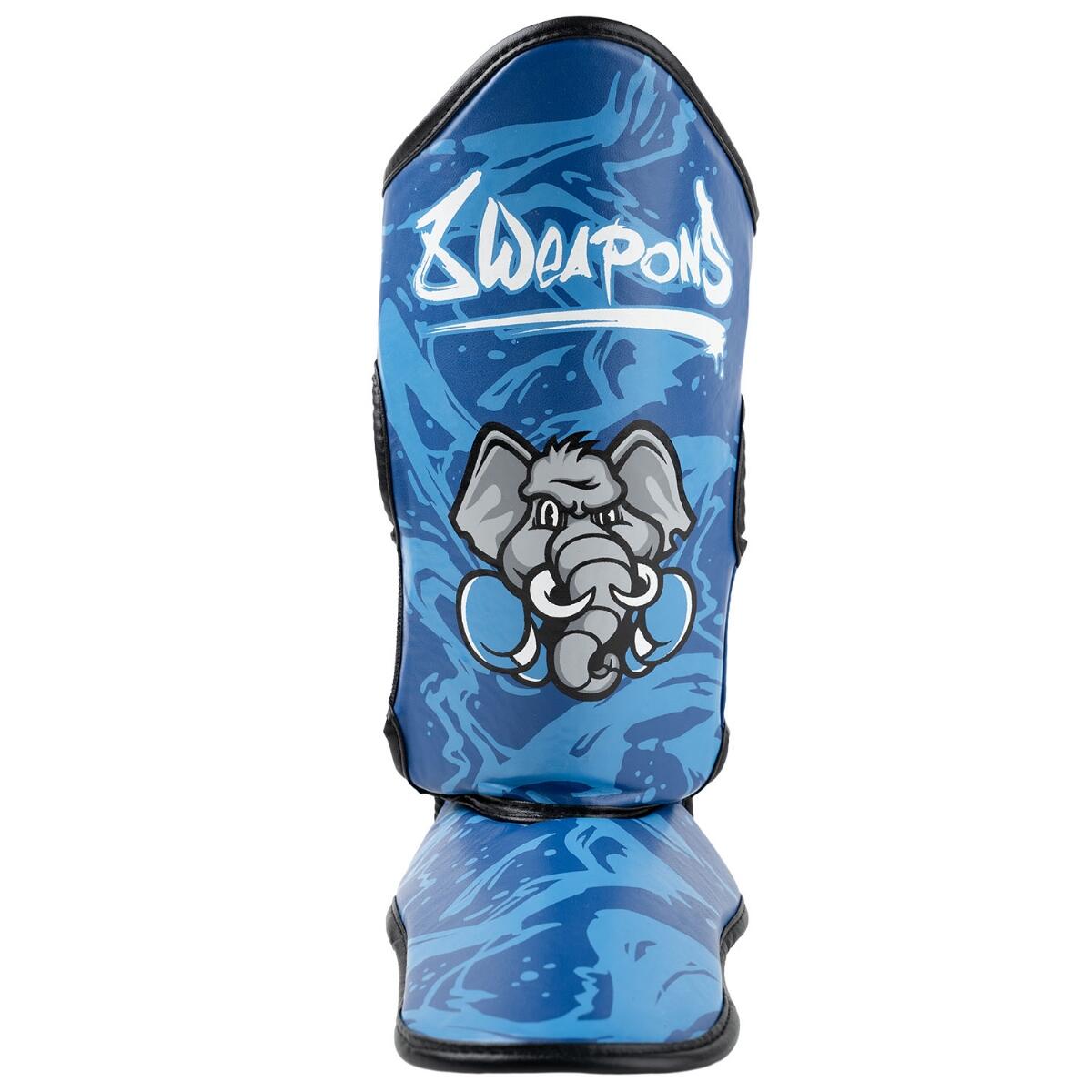 Protège-tibias enfants 8 WEAPONS – Bleu – S/M – Jipe 6/7