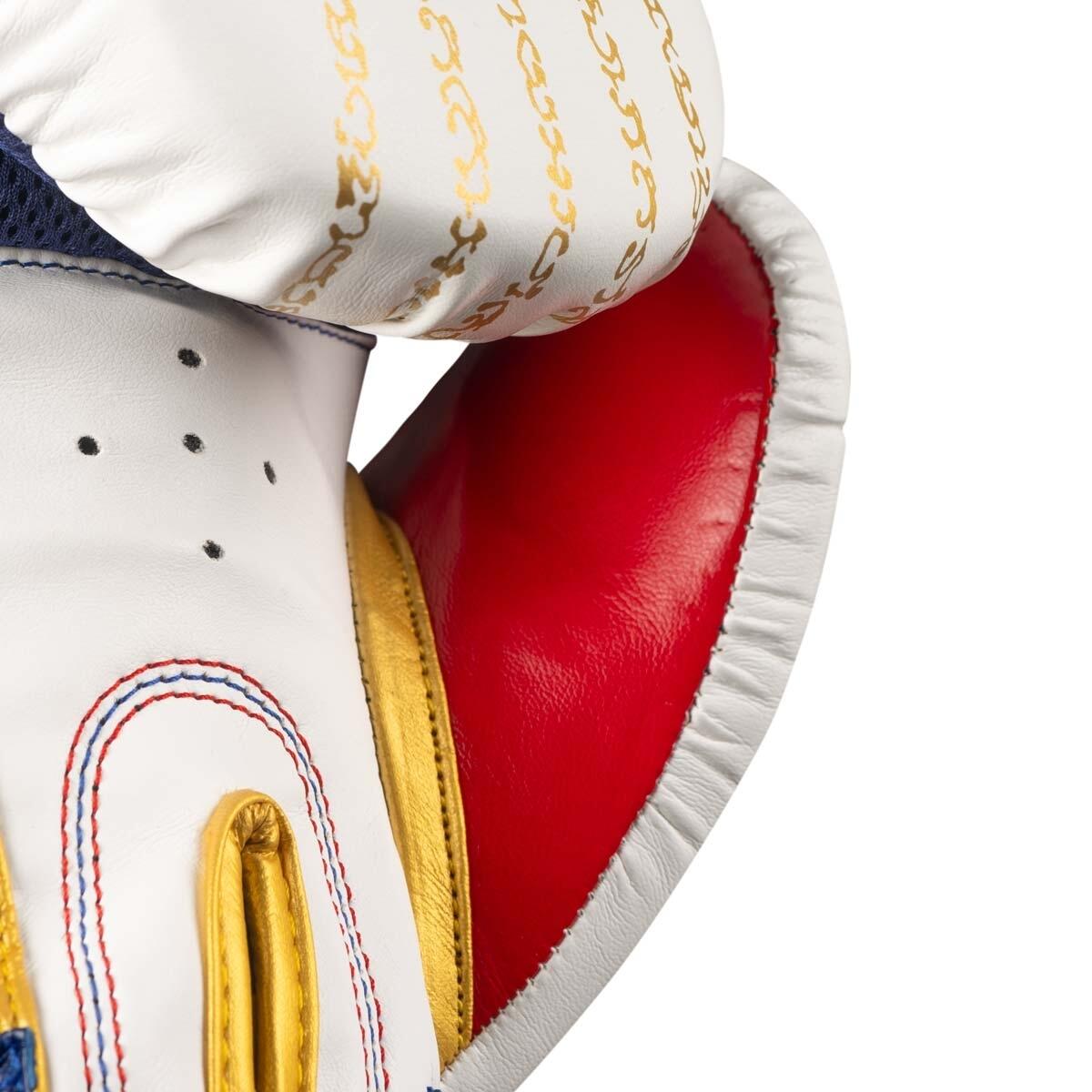 Phantom Gants de Boxe Muay Thai Blanc-Or 12 oz 6/7