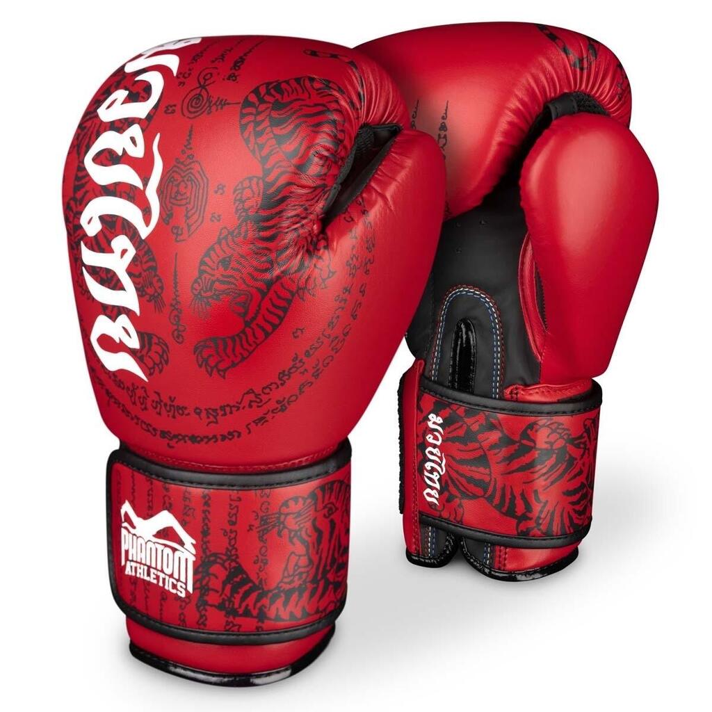 Phantom Muay Thai Boxing Gloves Red 10 oz
