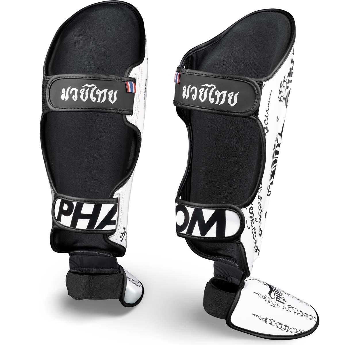 Schienbeinschoner Phantom Muay Thai – Weiss – S/M 2/3