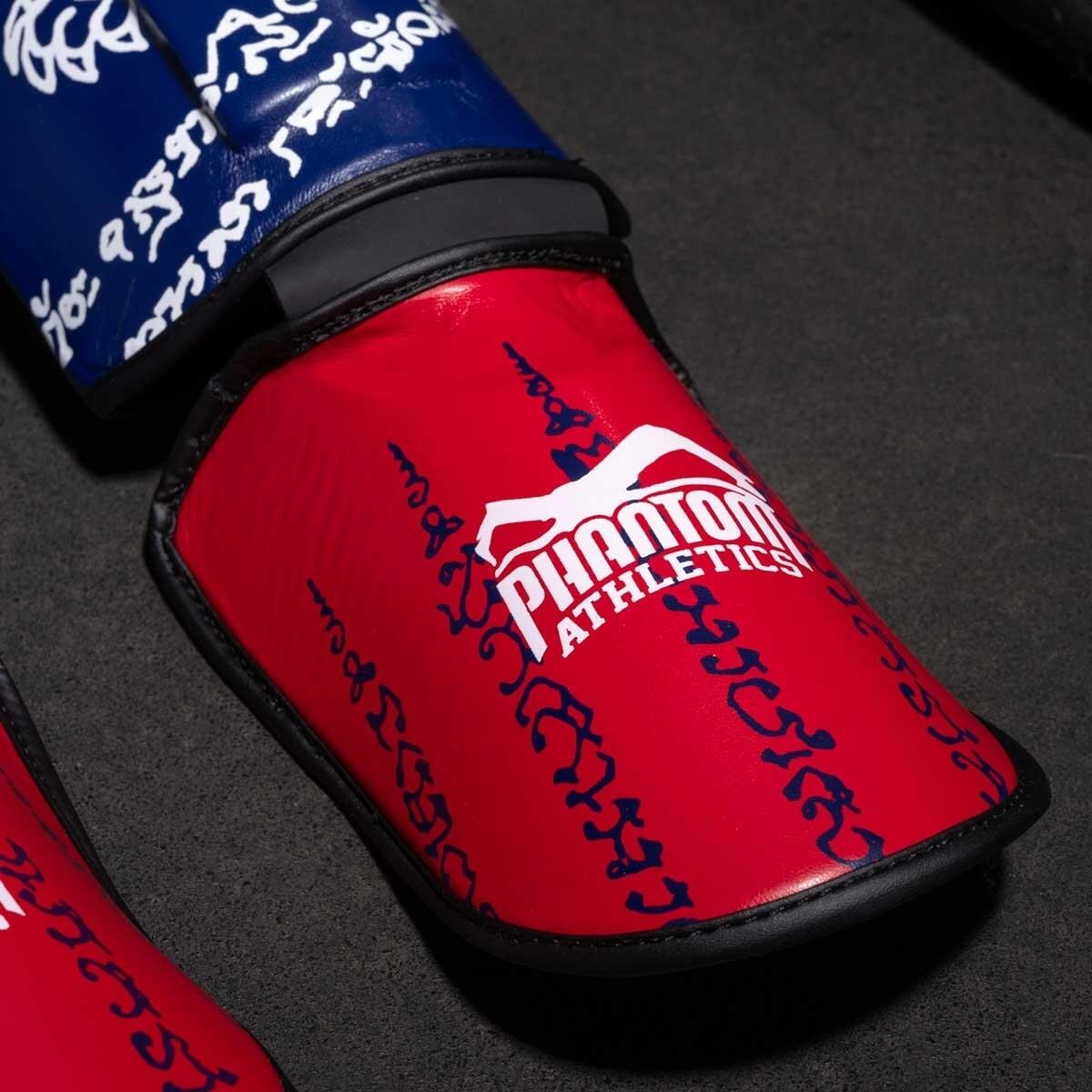 Paratibie Phantom Muay Thai – Blu/Rosso – S/M 3/3