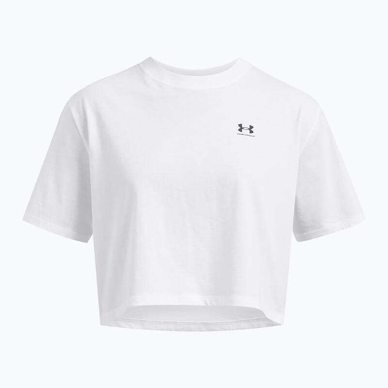 Under Armour Boxy Crop-logo-T-shirt voor dames