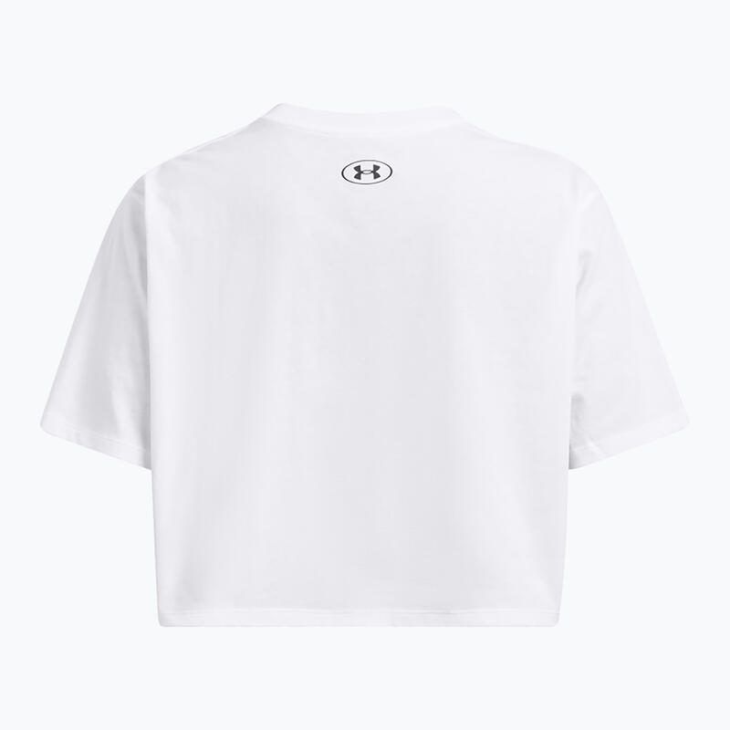 Under Armour Boxy Crop-logo-T-shirt voor dames