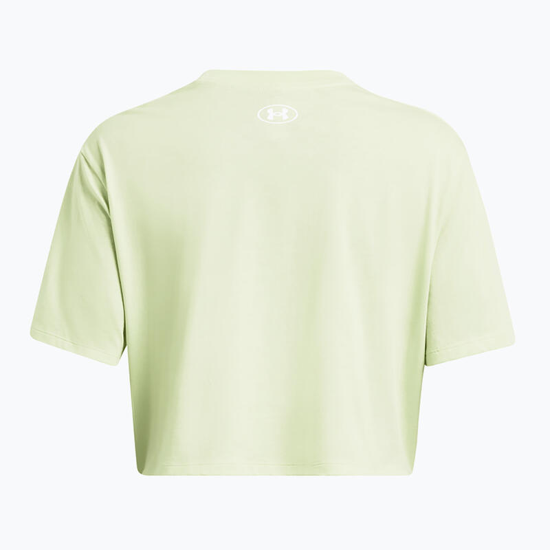 Under Armour Boxy Crop-logo-T-shirt voor dames