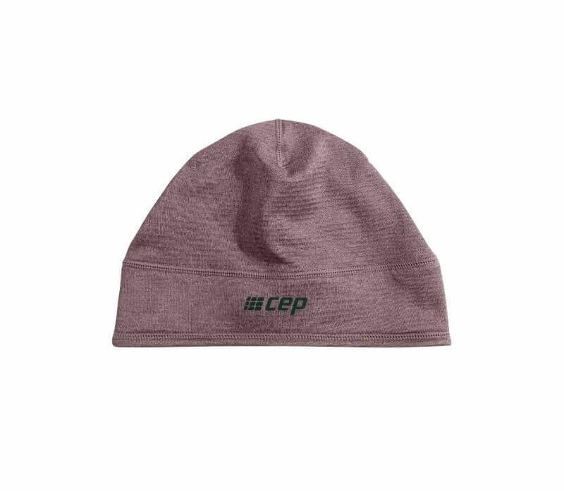 Czapka zimowa unisex odblaskowa termoaktywna z otworem na kucyk do biegania CEP 3/4