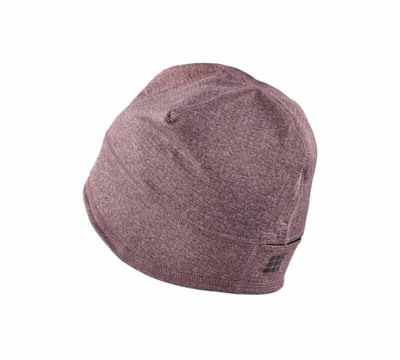 Czapka zimowa unisex odblaskowa termoaktywna z otworem na kucyk do biegania CEP 2/4