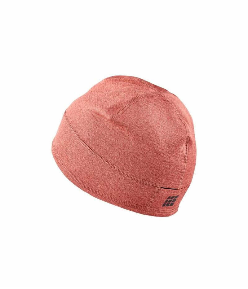 Czapka zimowa unisex odblaskowa termoaktywna z otworem na kucyk do biegania CEP