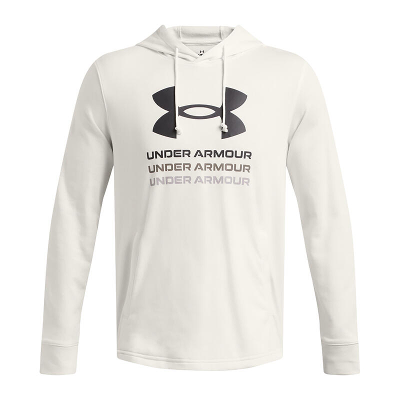 Sweat à capuche graphique Under Armour Rival Terry pour hommes