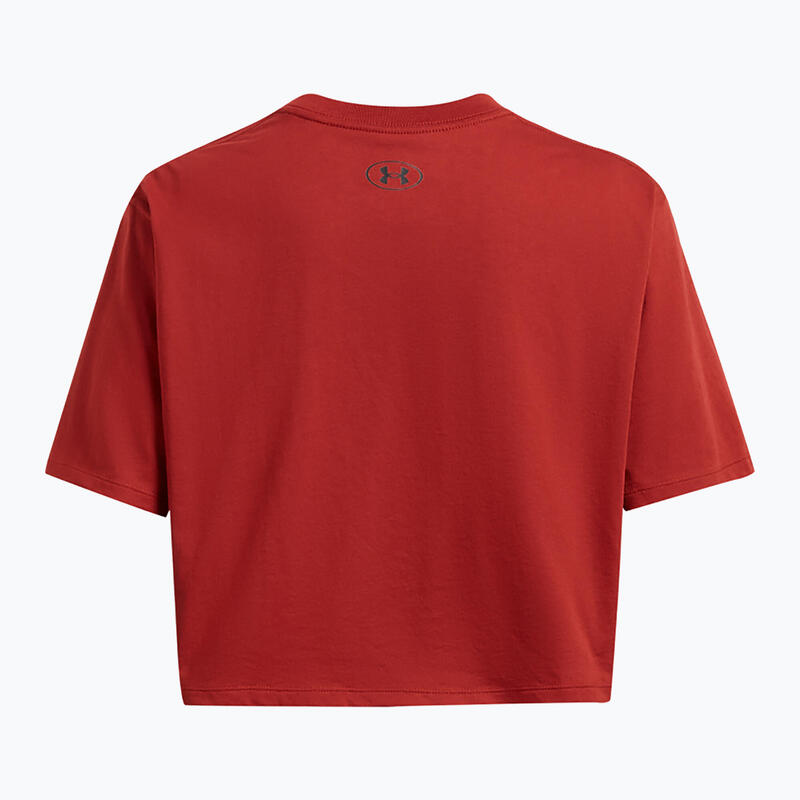 Under Armour Boxy Crop-logo-T-shirt voor dames