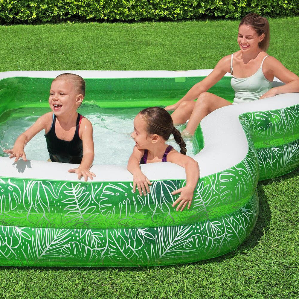 231 x 231 x 51 cm Bestway Piscine Tropical Paradise