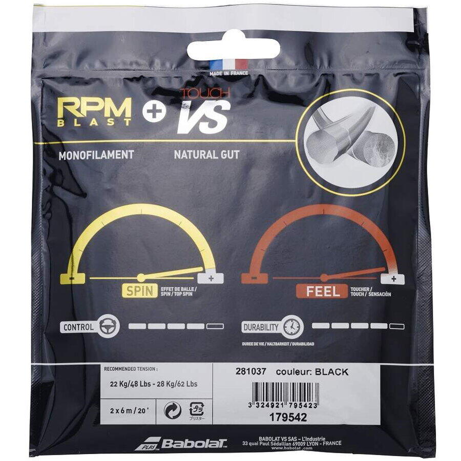 Set di corde ibride RPM Blast + VS 2/2
