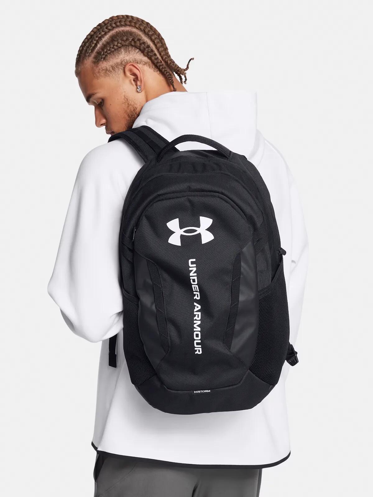 Zaino Under Armour 29l Hustle 6.0 Mimetico Nero E Bianco 7/7