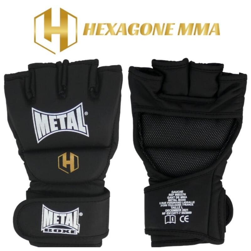 Gant Mma Pro Ss Pouce Octogon Noir Xl Spe Hexagone Mma