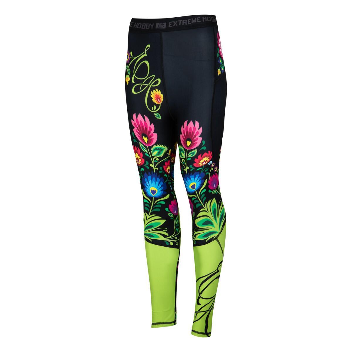 Extreme Hobby - Leggings De Sport Pour Femmes Extreme Hobby Folk - Collant - Noir - 36 Xs - Decathlon