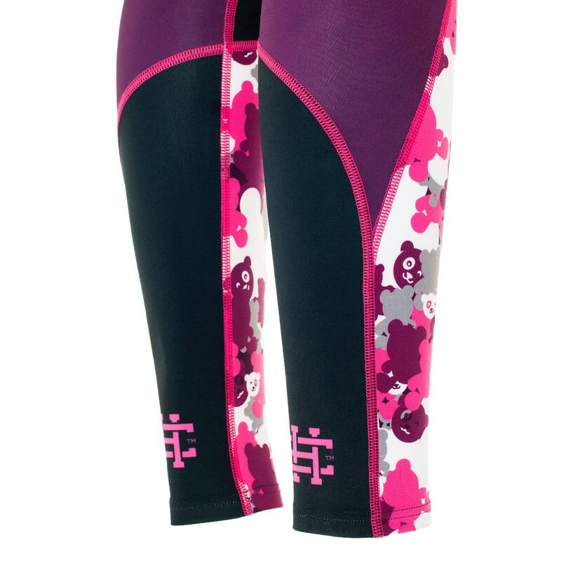 Legginsy sportowe damskie EXTREME HOBBY TEDDY BEAR