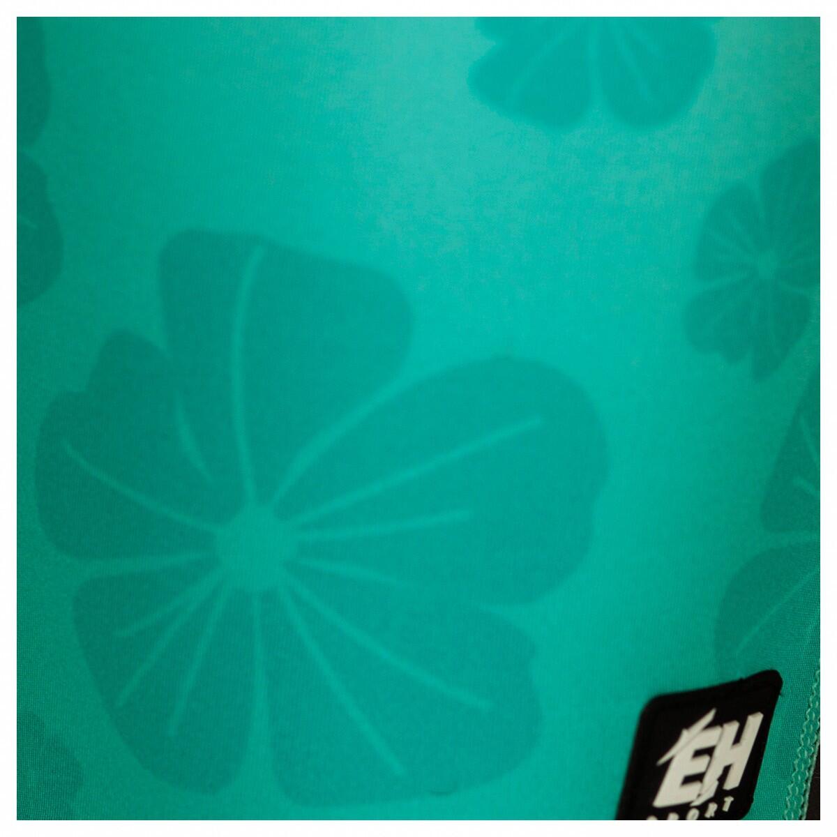Leggings corti da donna da running EXTREME HOBBY 1/3 FLOWERS 3/6