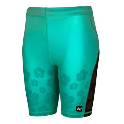Korte dames-leggings voor hardlopen extreme hobby 1/3 flowers