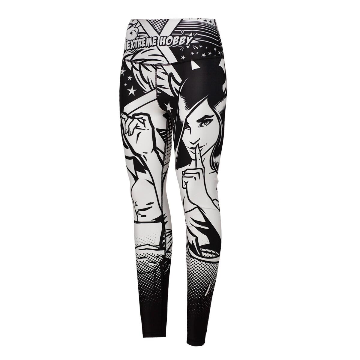 Extreme Hobby - Leggings De Sport Taille Haute Pour Femmes Extreme Hobby Comics - Collant - Noir - 36 Xs - Decathlon