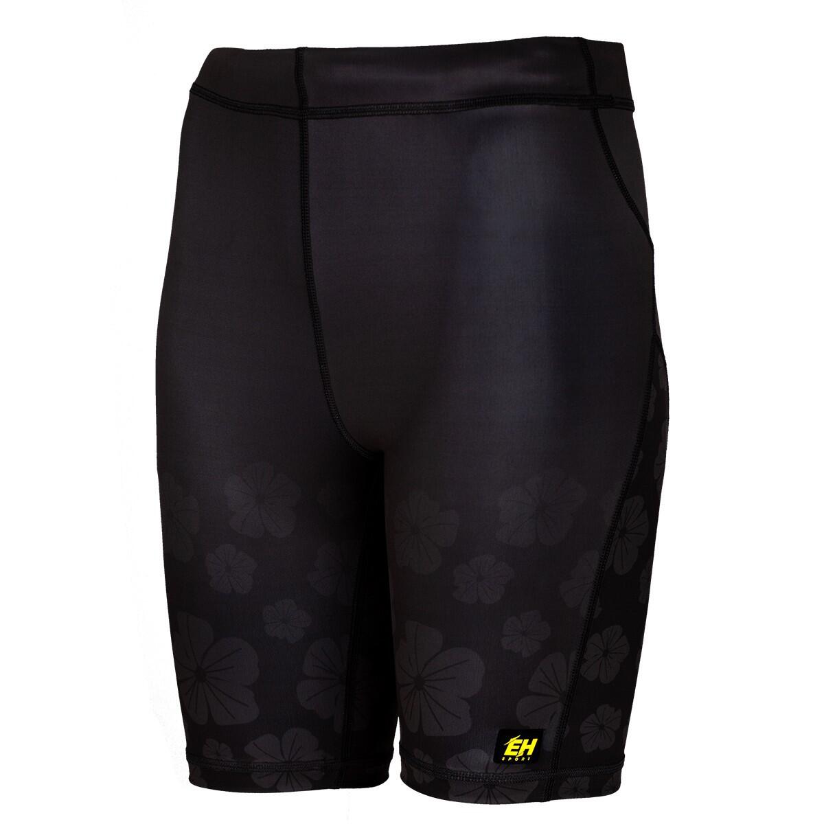 Extreme Hobby - Legging Court Pour Femmes De Running Extreme Hobby 1/3 Flowers - Corsaire De Running - Gris - 36 Xs - Decathlon