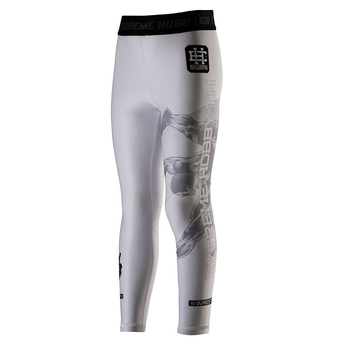 Extreme Hobby - Leggings De Sport Pour Enfants Extreme Hobby Wrestling - Legging - Blanc -  4 À 6 Ans - Decathlon