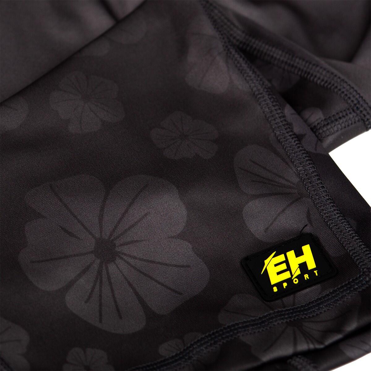 Leggings corti da donna da running EXTREME HOBBY 1/3 FLOWERS 4/6