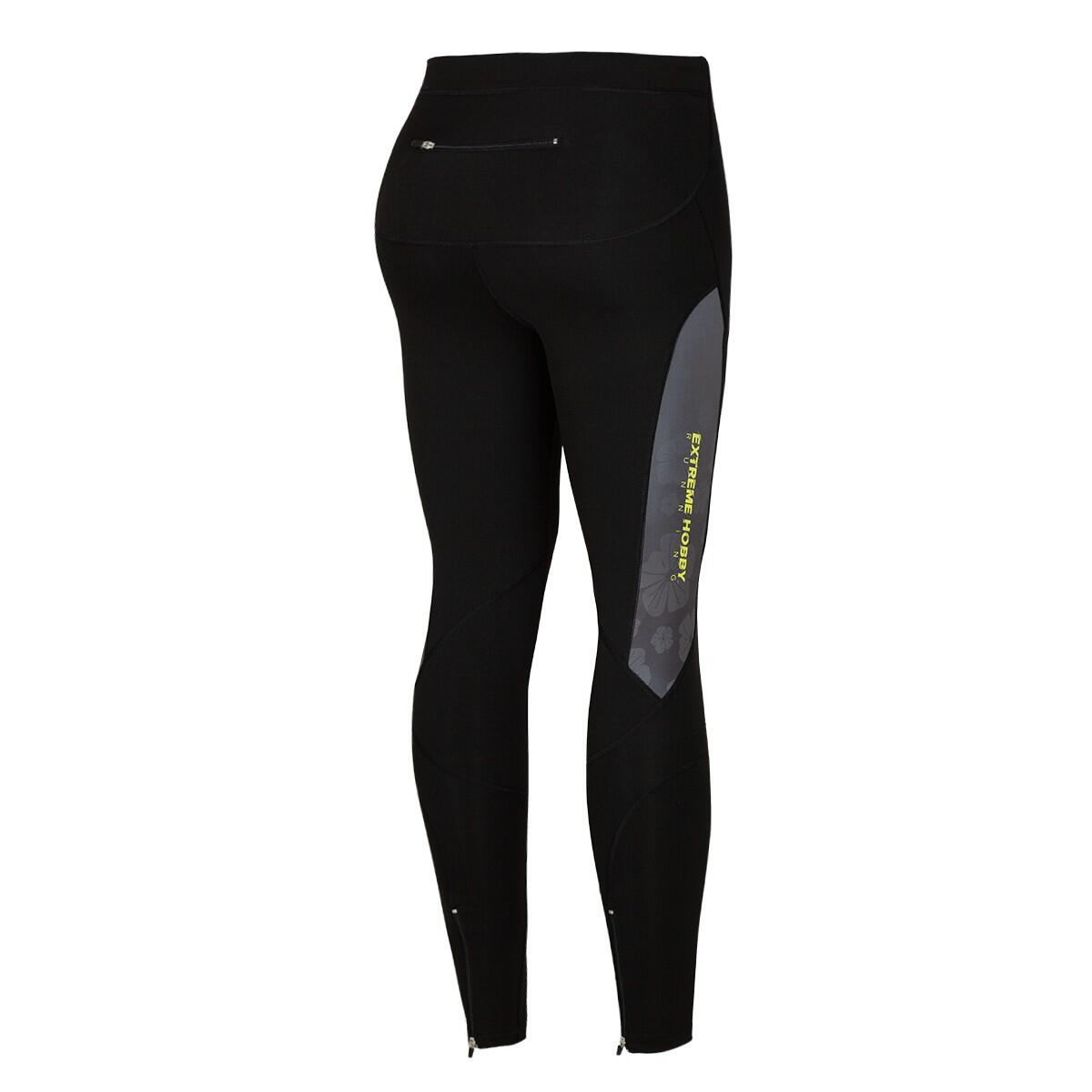 Leggings da running da donna EXTREME HOBBY FLOWERS 2/7