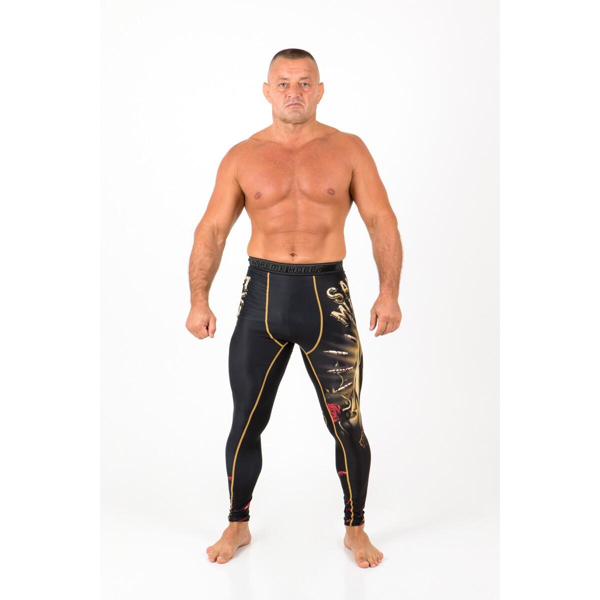 Leggings de sport pour hommes EXTREME HOBBY SANTA MUERTE 4/7