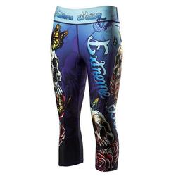 Leggings de sport pour femmes EXTREME HOBBY SKULL 2 3/4