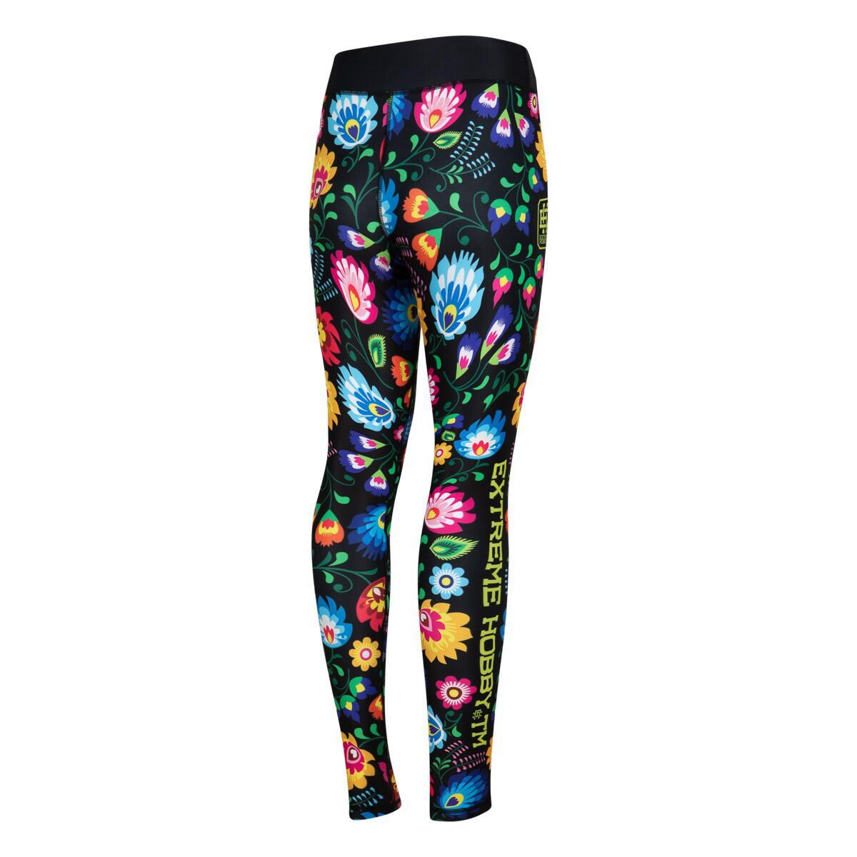 Leggings sportivi da donna EXTREME HOBBY FOLK 2 2/7