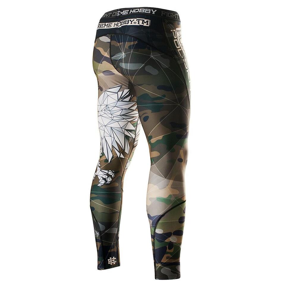 Legginsy sportowe męskie EXTREME HOBBY POLSKA camo