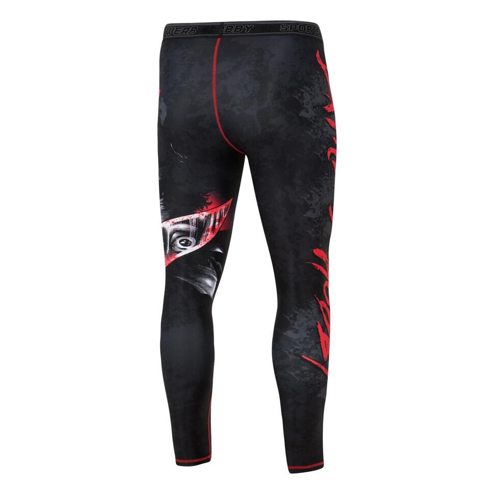 Legginsy sportowe męskie EXTREME HOBBY WHY SO SERIOUS