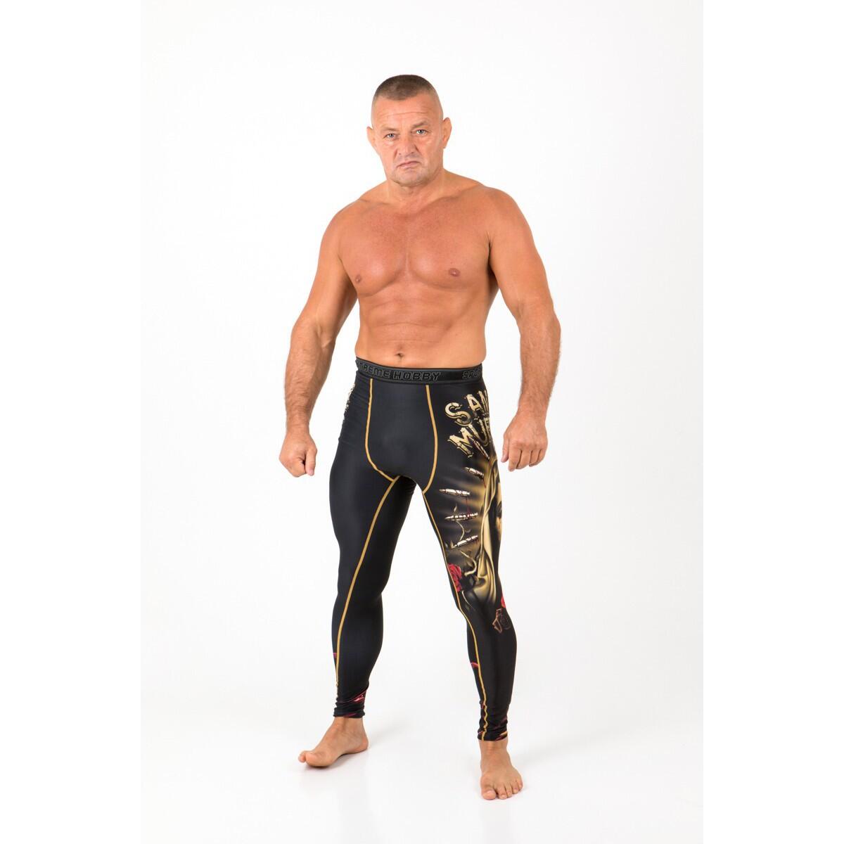 Leggings de sport pour hommes EXTREME HOBBY SANTA MUERTE 3/7
