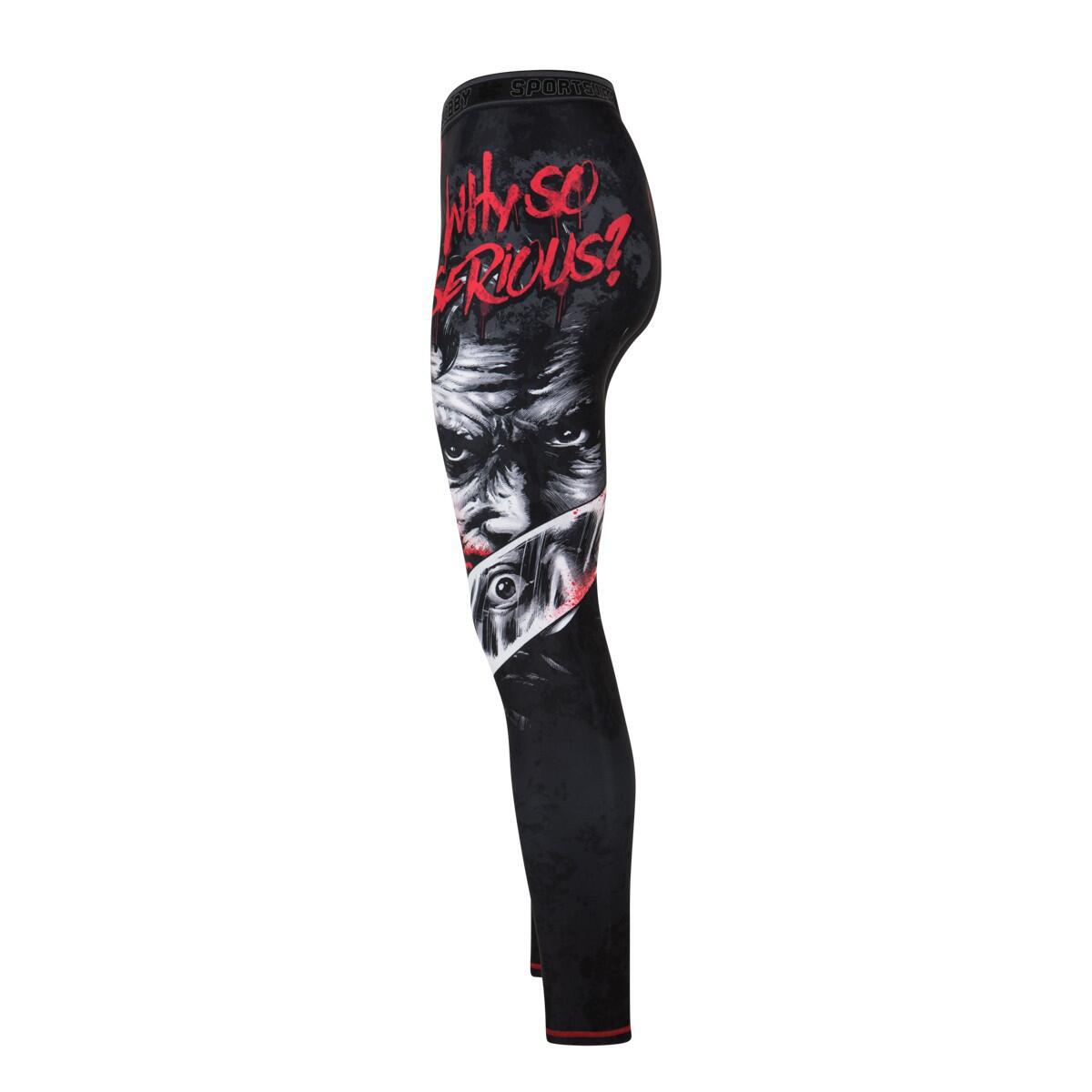 Leggings de sport pour hommes EXTREME HOBBY WHY SO SERIOUS 4/7