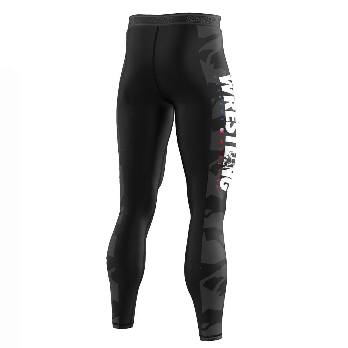 Leggings sportivi da uomo EXTREME HOBBY BOLD WRESTLING 2/6