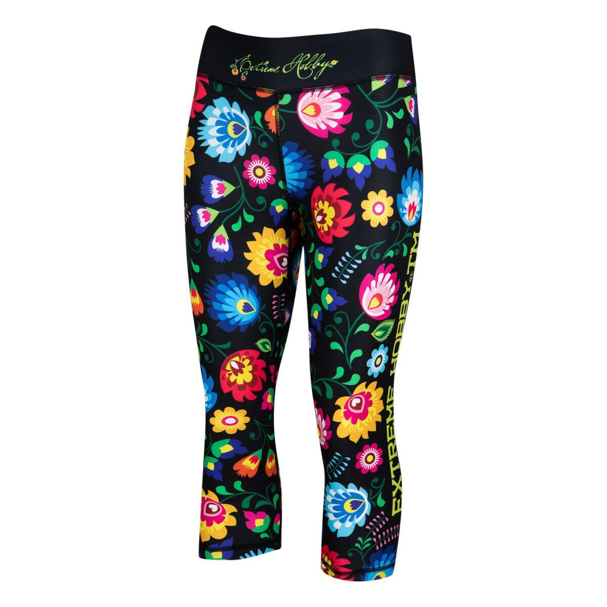 Extreme Hobby - Leggings De Sport Pour Femmes Extreme Hobby Folk 2 3/4 - Legging - Noir - 36 Xs - Decathlon