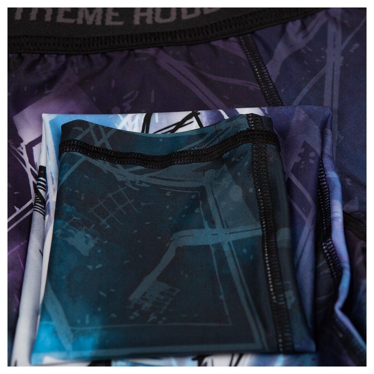 Leggings Corti Per Bambini - Colibrì E Fiori 110-116 Cm