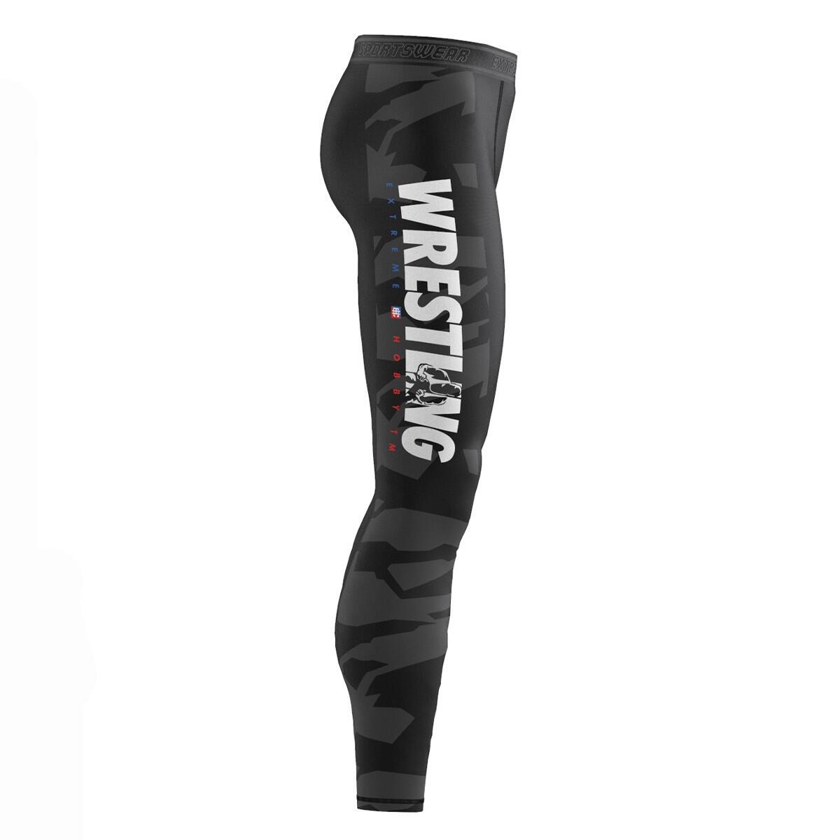 Leggings sportivi da uomo EXTREME HOBBY BOLD WRESTLING 3/6