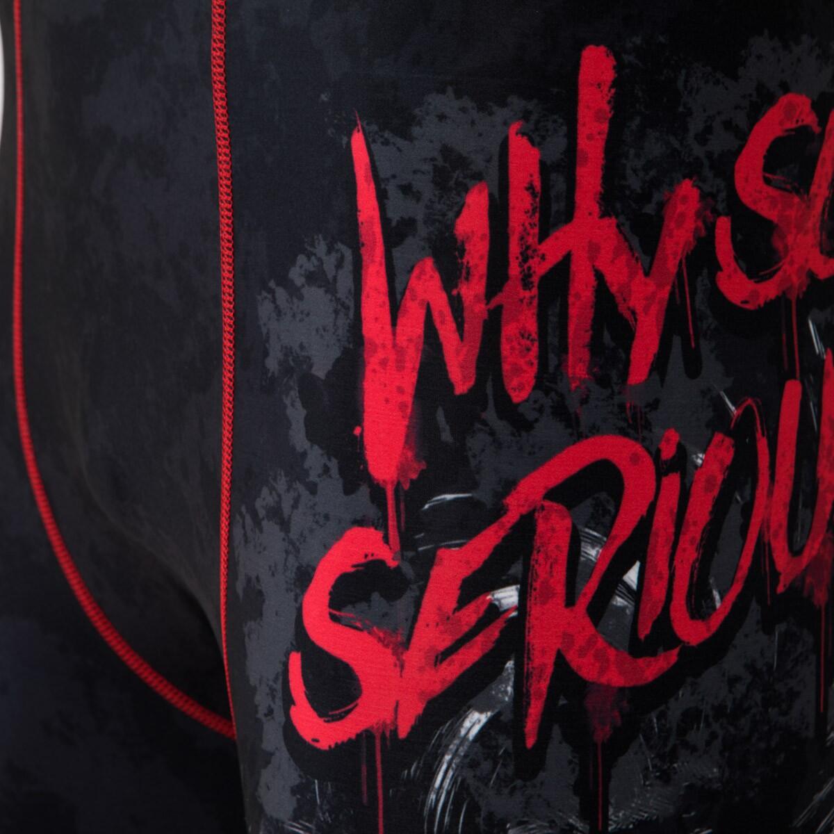Leggings de sport pour hommes EXTREME HOBBY WHY SO SERIOUS 6/7