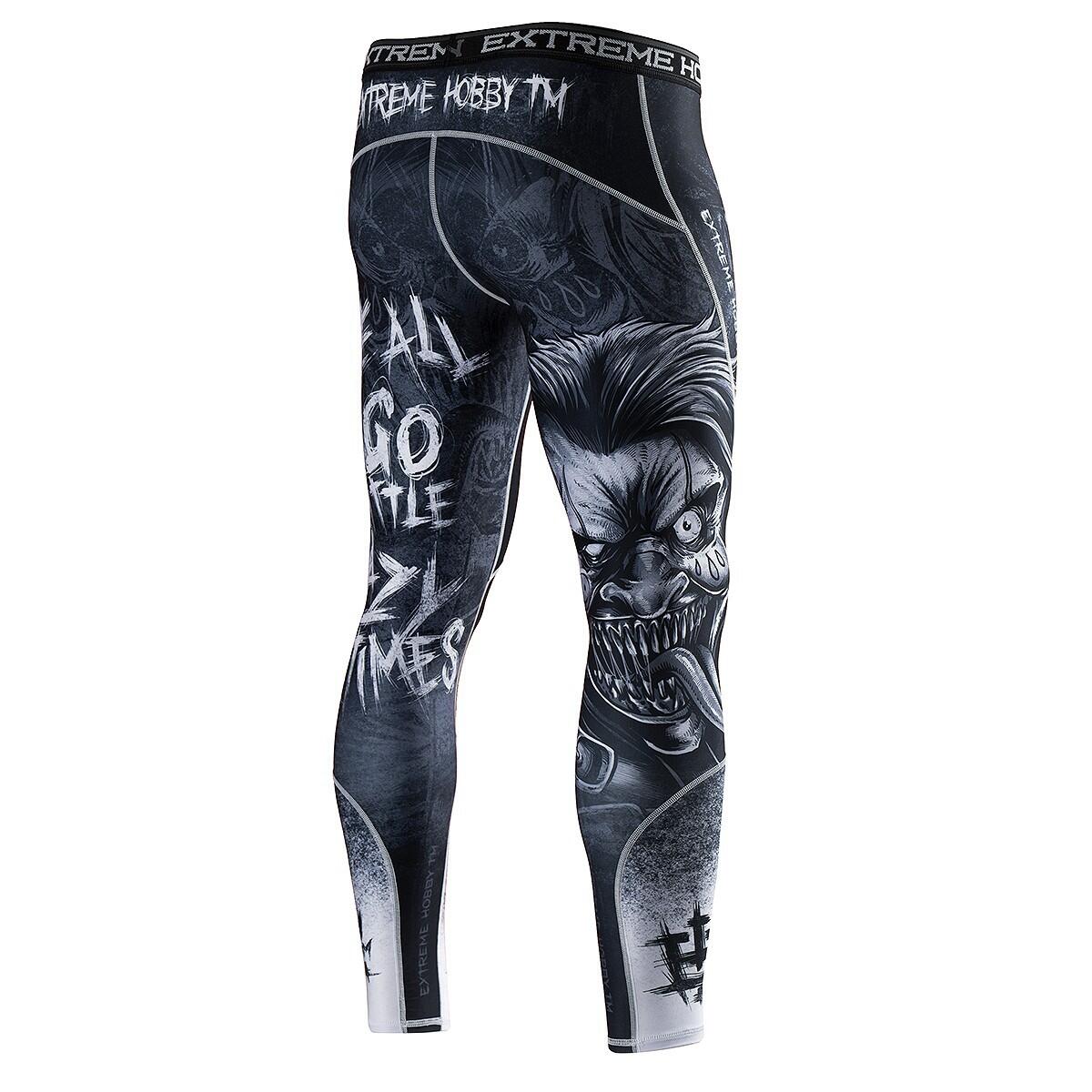 Leggings de sport pour hommes EXTREME HOBBY PSYCHO CLOWN 2/6