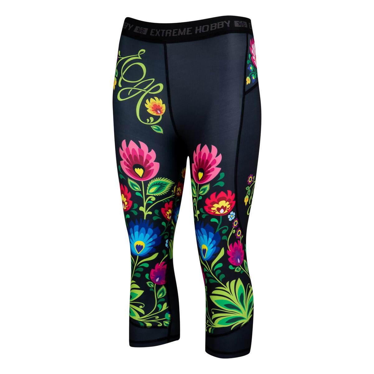 EXTREME HOBBY Sportleggings für Damen EXTREME HOBBY FOLK 3/4