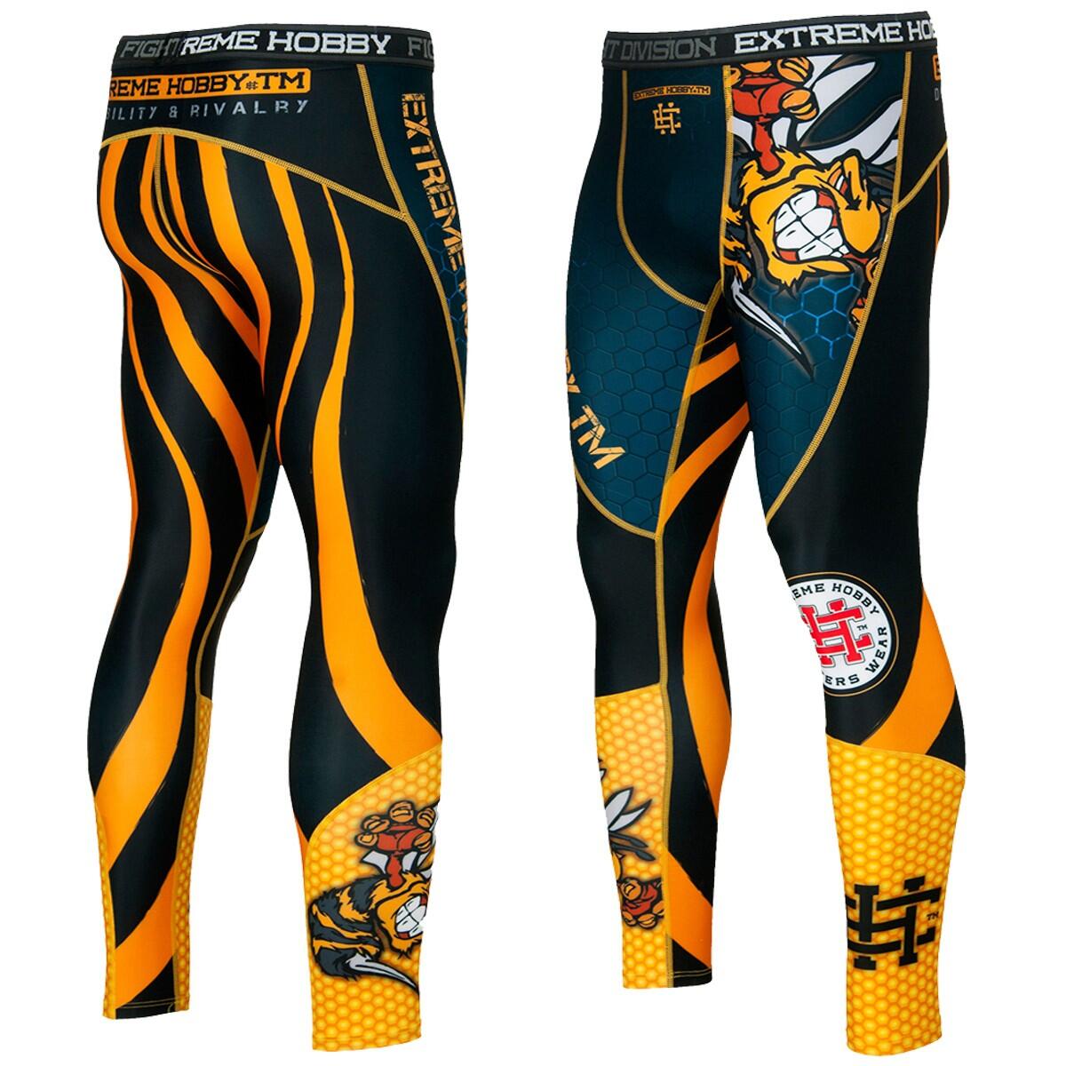 Leggings de sport pour hommes EXTREME HOBBY ANGRY WASP 3/7