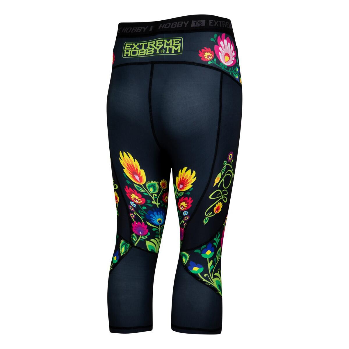 Sportleggings voor dames EXTREME HOBBY FOLK 3/4 3/7