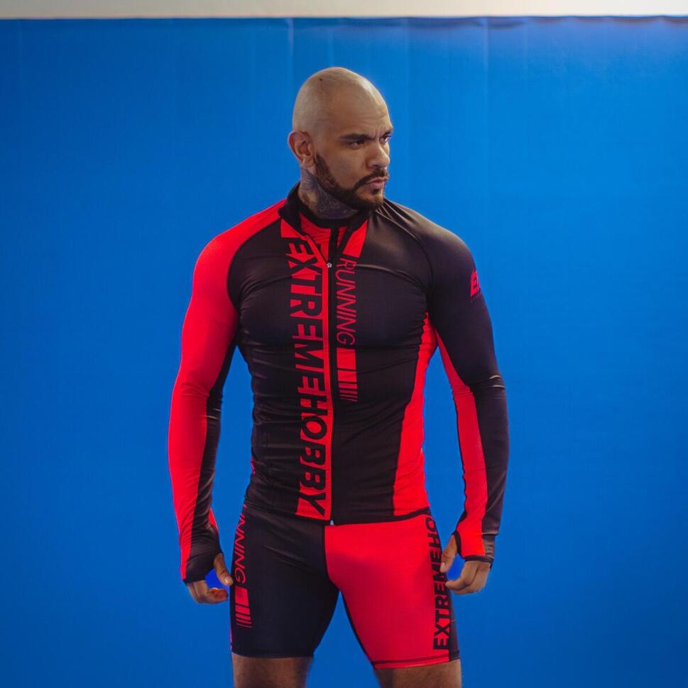 Legginsy krótkie do biegania męskie EXTREME HOBBY 1/3 DRAFT